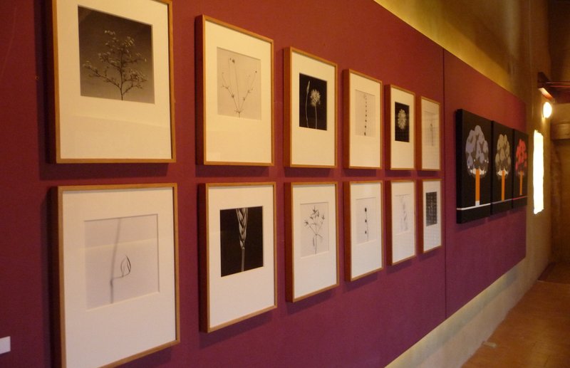 Horta de Sant Joan. Algunes de les imatges de la mostra d'art 'Homenatge a Horta', que s'ha instal·lat a la sala d'exposicions   
del convent de Sant Salvador.